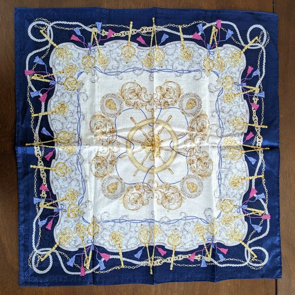 Vintage Celine Handkerchief Square Scarf - Picture 1 of 12
